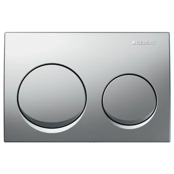 Geberit Alpha 25 Actuator Plate Round Matt Chrome 115.040.46.3