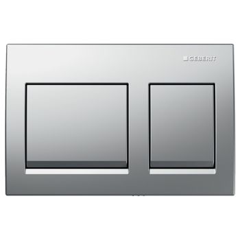 Geberit Alpha 25 Actuator Plate Square Bright Chrome 115.045.21.3