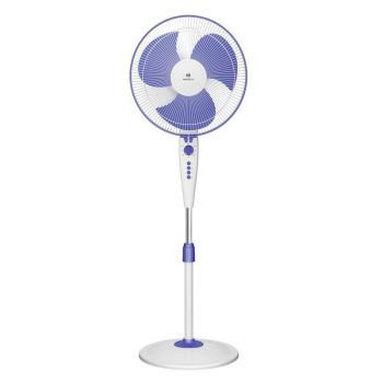 Havells Trendy Hs 400mm Pedestal Fan White Blue