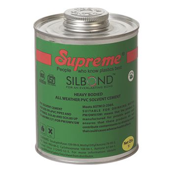 Supreme Heavy Duty Solvent for uPVC/PPR 1000 ml