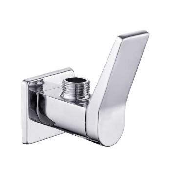 Hindware Edge Angular Stop Cock With Wall Flange Chrome F410006