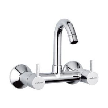 Hindware Flora Sink Mixer With Swivel Spout (Wall Mounted) F280020DCP