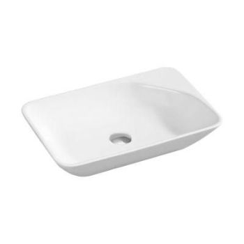 Hindware Marvel Over Counter Basin 560 x 380 x 120 mm Starwhite (91090)