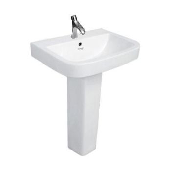 Hindware Neo Largo  Pedestal Basin Starwhite (10103 + 11032)