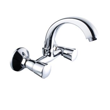 Hindware Contessa Neo Sink Mixer With Swivel (Wall Mounted) F730023
