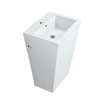 Jaquar Kubix Floor Standing Basin (KUS-WHT-35401)