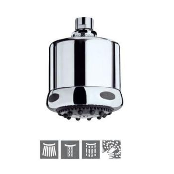 Jaquar Overhead Shower 100Mm Cylindrical Shape Multi Flow (Rain, Massage & Mist) Chrome OHS-CHR-1787