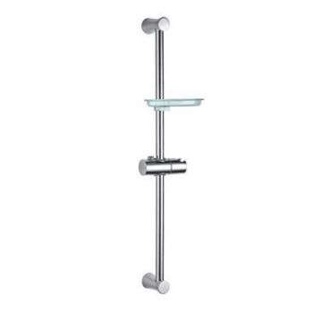 Jaquar Sliding Rail 19Mm & 600Mm Long Round Shape With Hand Shower Holder & Soap Dish
