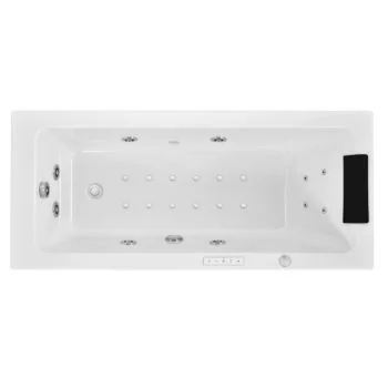 Jaquar Fonte Combi System Whirlpool & Airpool Bathtub - 1600x700x420mm (JWP-WHT-FONTE160CX)