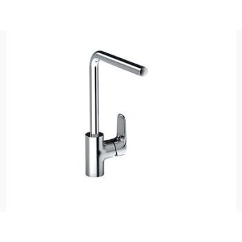 Kohler Aleo Tube Spout Kitchen Faucet Polished Chrome (K-99176In-4-Cp)