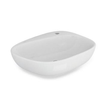 Kohler Kankara Vessel With Single Faucet Hole White (K-76600In-0)