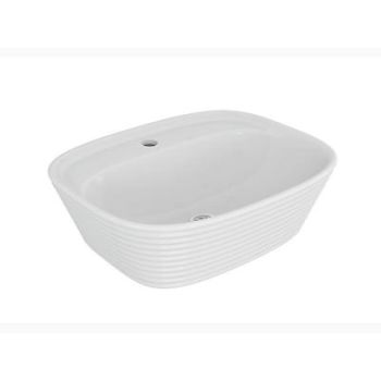 Kohler Ribana Vessel With Single Faucet Hole White (K-77065In-0)