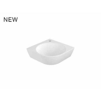 Kohler Span Wall Mount Basin With Single Faucet Hole In White White (K-31461In-0)