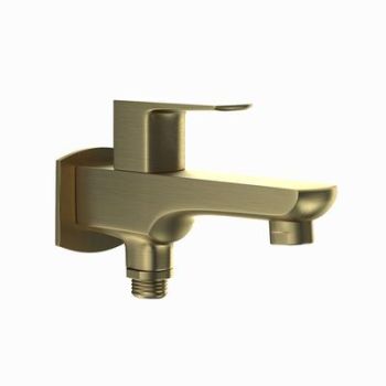 Jaquar Kubix Prime 2 Way Bib Cock With Wall Flange Antique Bronze