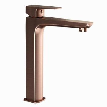 Jaquar Kubix Prime Single Lever Tall Boy Mixer 155Mm Extension Body Without Popup Waste System Antique Copper
