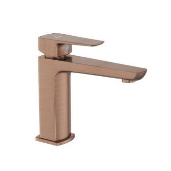 Jaquar Kubix Prime Single Lever Basin Mixer - Antique Copper PVD (KUP-ACR-35011BPM)