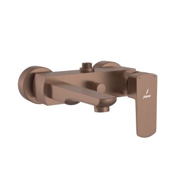 Jaquar Kubix Prime Single Lever Wall Mixer for Exposed Shower Pipe - Antique Copper PVD (KUP-ACR-35115PM)