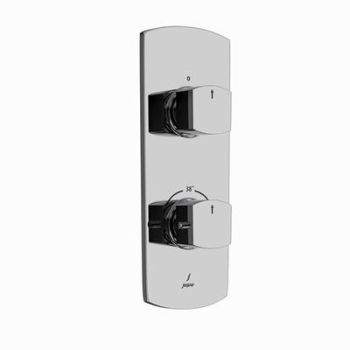Jaquar Kubix Prime Aquamax Concealed With 2Way Diverter Black Chrome