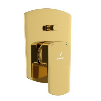 Jaquar Kubix Prime High-Flow Single Lever Concealed Diverter - Gold Bright PVD (KUP-GBP-35079NKPM)