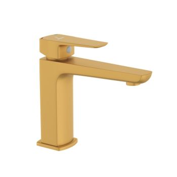 Jaquar Kubix Prime Single Lever Basin Mixer - Gold Matt PVD (KUP-GMP-35011BPM)