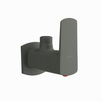 Jaquar Kubix Prime Angular Stop Cock With Wall Flange Graphite