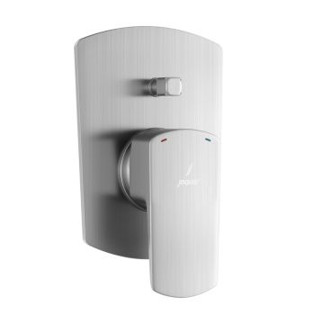 Jaquar Kubix Prime High-Flow Single Lever Concealed Diverter - Stainless Steel Finish (KUP-SSF-35079NKPM)