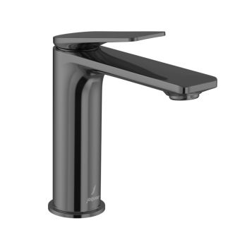 Jaquar Laguna Extended Spout Basin Mixer - Black Chrome Single Lever Tap for Large Countertop Sinks (LAG-BCH-91023BWF)