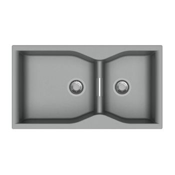 Carysil Quartz Largo 3620 Double Bowl Kitchen Sink Croma