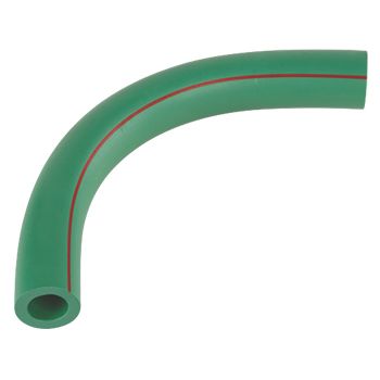 Supreme PPR Green Long Bend 20 mm - 90 Degree Sweep Elbow for Hot & Cold Water Piping