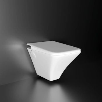 Ruhe Luna Rimless Wall-Hung Western Commode