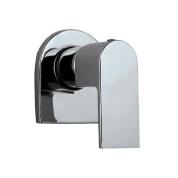 Jaquar Lyric Exposed Part Kit Of Concealed Stop Cock & Flush Cock With Fitting Sleeve, Operating Lever & Adjustable Wall Flange With Seal