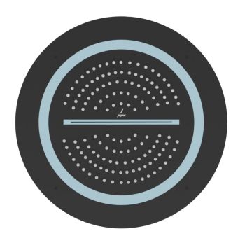 Jaquar Duoflo Shower Rain & Waterfall 450 mm Round Black Matt OHS-BLM-1677