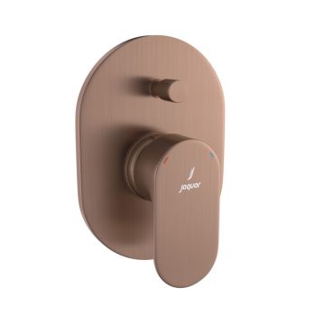 Jaquar Opal Prime Concealed Diverter - Antique Copper Finish - Single Lever 2-Way Shower Control - OPP-ACR-15065MKPM