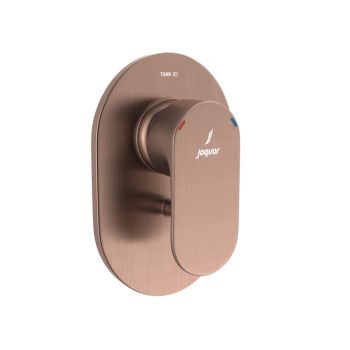 Jaquar Opal Prime Single Lever 3-Inlet Diverter Trim Kit - Antique Copper Brushed Finish (OPP-ACR-15193NKPM)
