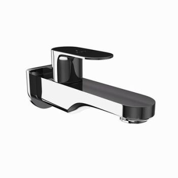 Jaquar Opal Prime Bib Cock With Wall Flange Black Chrome