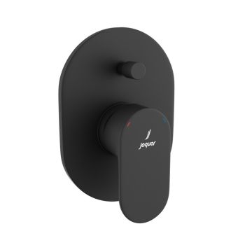 Jaquar Opal Prime Concealed Diverter - Black Matt Finish - Single Lever 2-Way Shower Control - OPP-BLM-15065MKPM