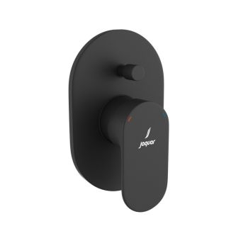 Jaquar Opal Prime Single Lever Hi-Flow Diverter Trim Kit - Black Matt Finish Exposed Parts (OPP-BLM-15079NKPM)