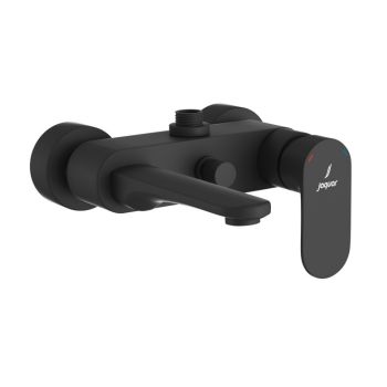 Jaquar Opal Prime Single Lever Wall Mixer for Exposed Shower Pipe (SHA-1211) - Black Matt Finish (OPP-BLM-15115PM)
