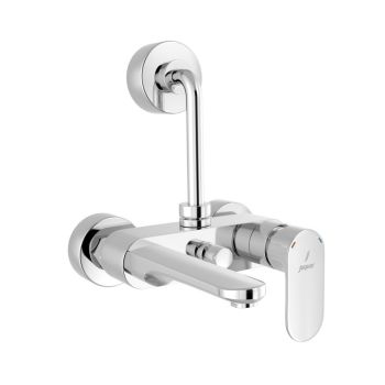 Jaquar Opal Prime Single Lever Wall Mixer with 115mm L-Bend for Overhead Shower - Chrome Finish (OPP-CHR-15117PM)