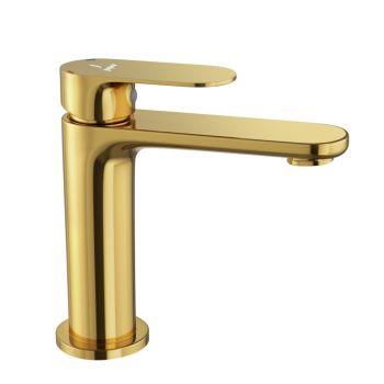 Jaquar Opal Prime Single Lever Basin Mixer - Gold Bright PVD (OPP-GBP-15011BPM)
