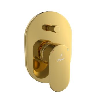 Jaquar Opal Prime Concealed Diverter - Gold Bright PVD Finish - Single Lever 2-Way Shower Control - OPP-GBP-15065MKPM