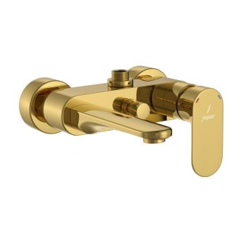 Jaquar Opal Prime Single Lever Wall Mixer for Exposed Shower Pipe (SHA-1211) - Gold Bright PVD Finish (OPP-GBP-15115PM)