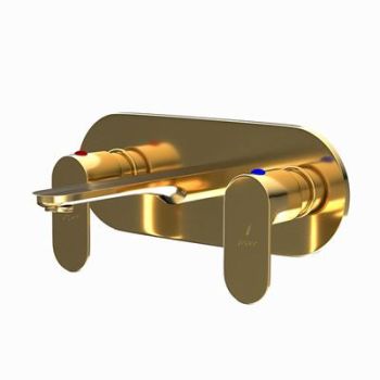 Jaquar Opal Prime Two Concealed Stop Cocks With Basin Spout (Composite One Piece Body) Full Gold
