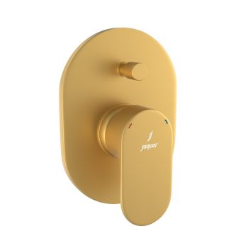 Jaquar Opal Prime Concealed Diverter - Gold Matt PVD Finish - Single Lever 2-Way Shower Control - OPP-GMP-15065MKPM