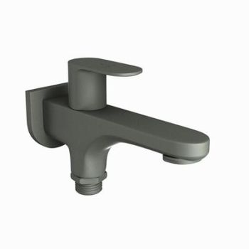 Jaquar Opal Prime 2 Way Bib Cock With Wall Flange Graphite