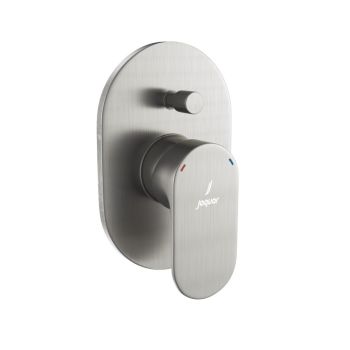 Jaquar Opal Prime Single Lever Hi-Flow Diverter Trim Kit - Stainless Steel Brushed Finish Exposed Parts (OPP-SSF-15079NKPM)