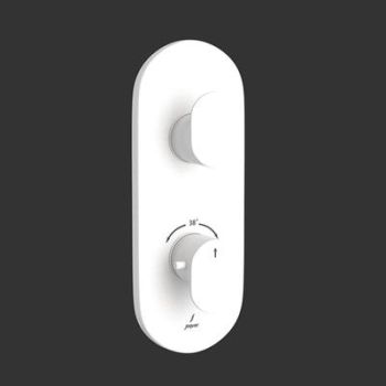 Jaquar Opal Prime Aquamax Thermostatic Shower Mixer White Matt