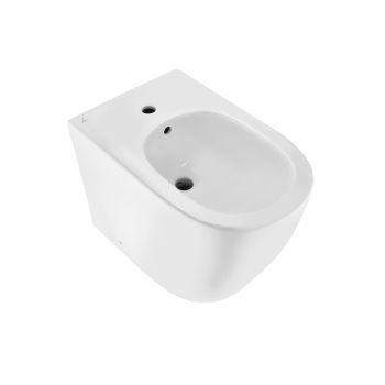 Jaquar Opal Prime Floor Mounted Bidet - Single Tap Hole - White (OPS-WHT-15151T)
