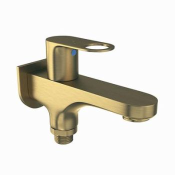 Jaquar Ornamix Prime 2 Way Bib Cock With Wall Flange Antique Bronze