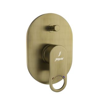 Jaquar Ornamix Prime Single Lever Hi-Flow Diverter Trim Kit - Antique Bronze Brushed Finish Exposed Parts (ORP-ABR-10079NKPM)